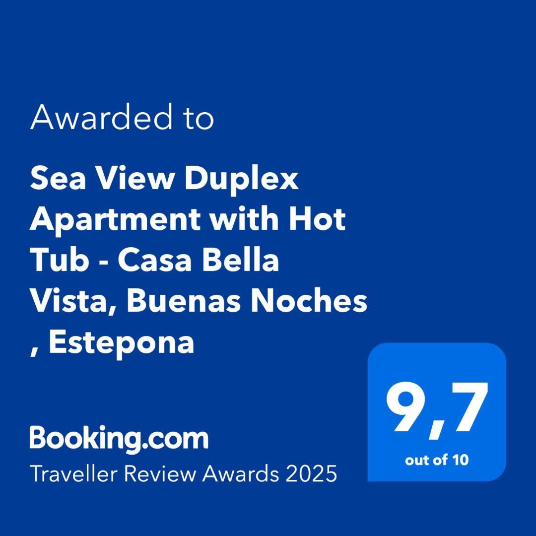 Sea View Penthouse Apartment With Hot Tub - Casa Bella Vista, Buenas Noches , Естепона Екстер'єр фото